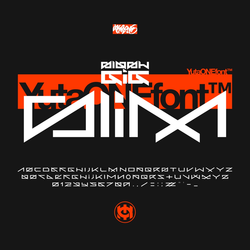 スラッシュギグ|SlashGig|ゆうたONEフォント™︎