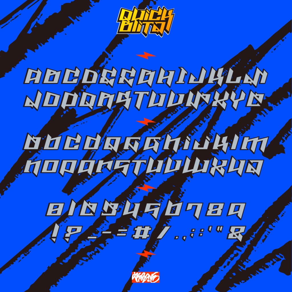 クイックブリッツ|QuickBlitz|ゆうたONEフォント™︎