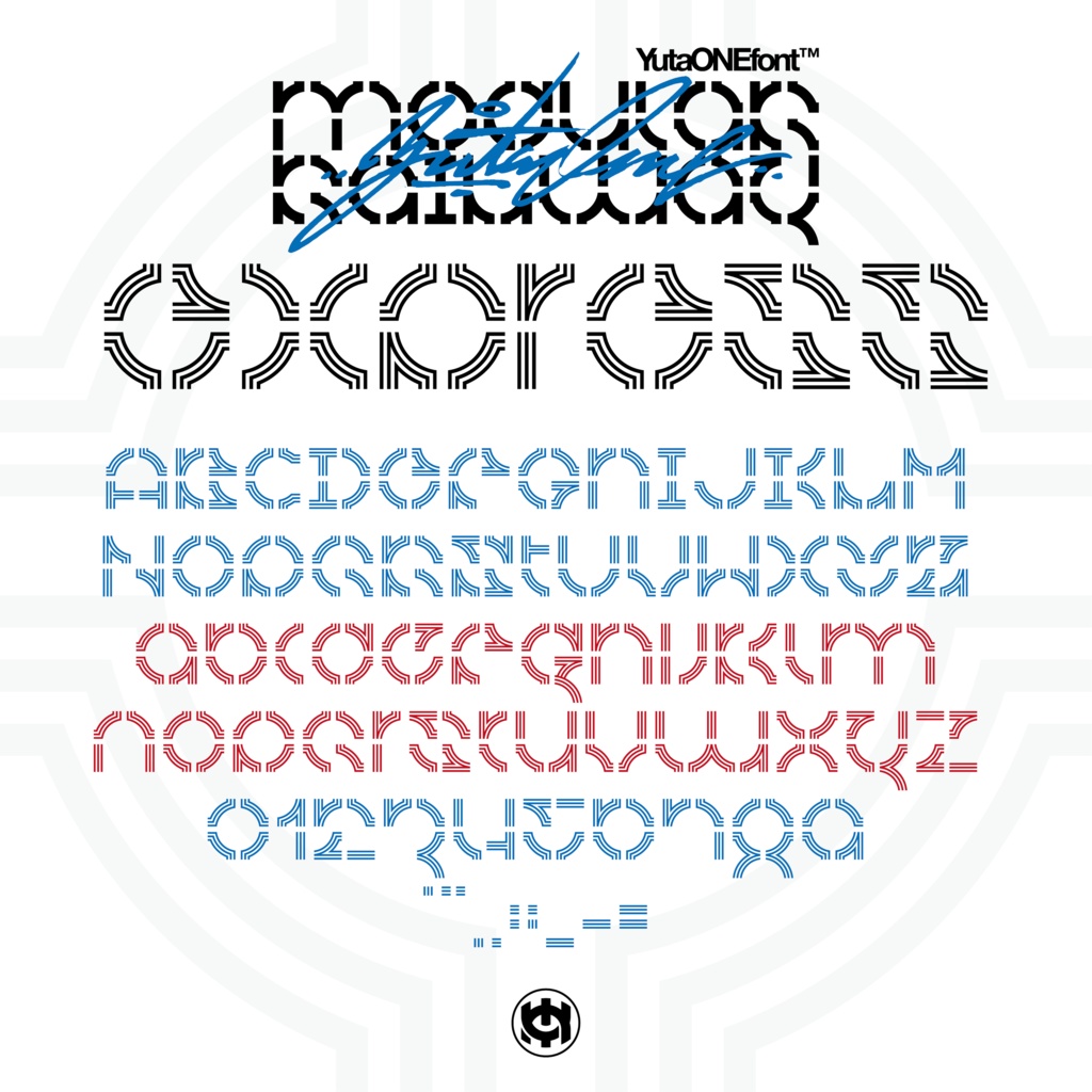 モジュラーレイルウェイ|ModularRailway|ゆうたONEフォント™︎