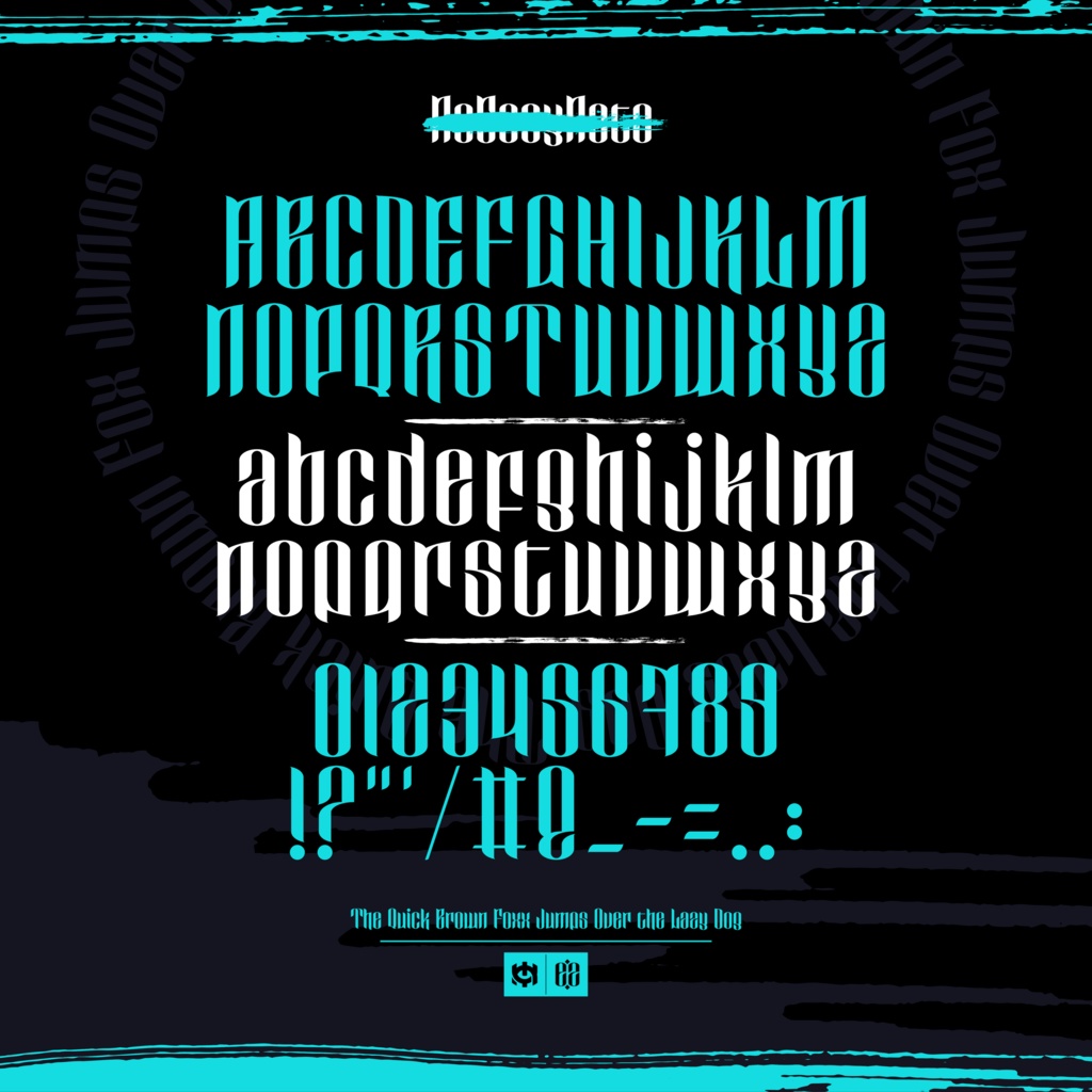 ノイジーノート(NoeazyNote)|NOEZ FOXX採用 タイプフェイス|ゆうたONEフォント™︎