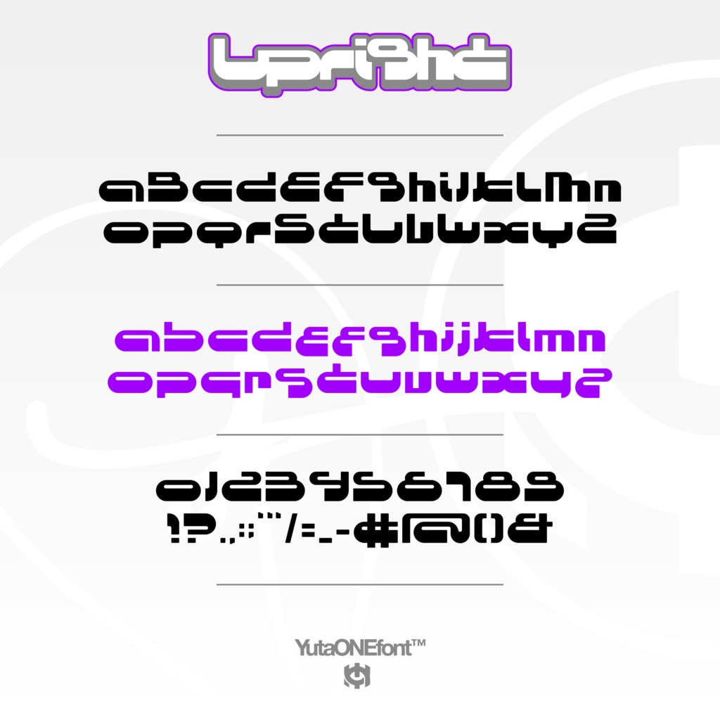 マカロニウム|Macaronium|ゆうたONEフォント™︎