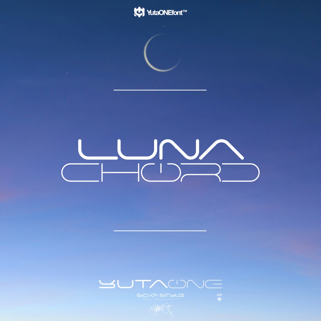 【12/11まで無料】ルナコード｜LunaChord｜ゆうたONEフォント™︎
