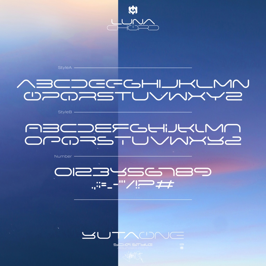 【12/11まで無料】ルナコード|LunaChord|ゆうたONEフォント™︎