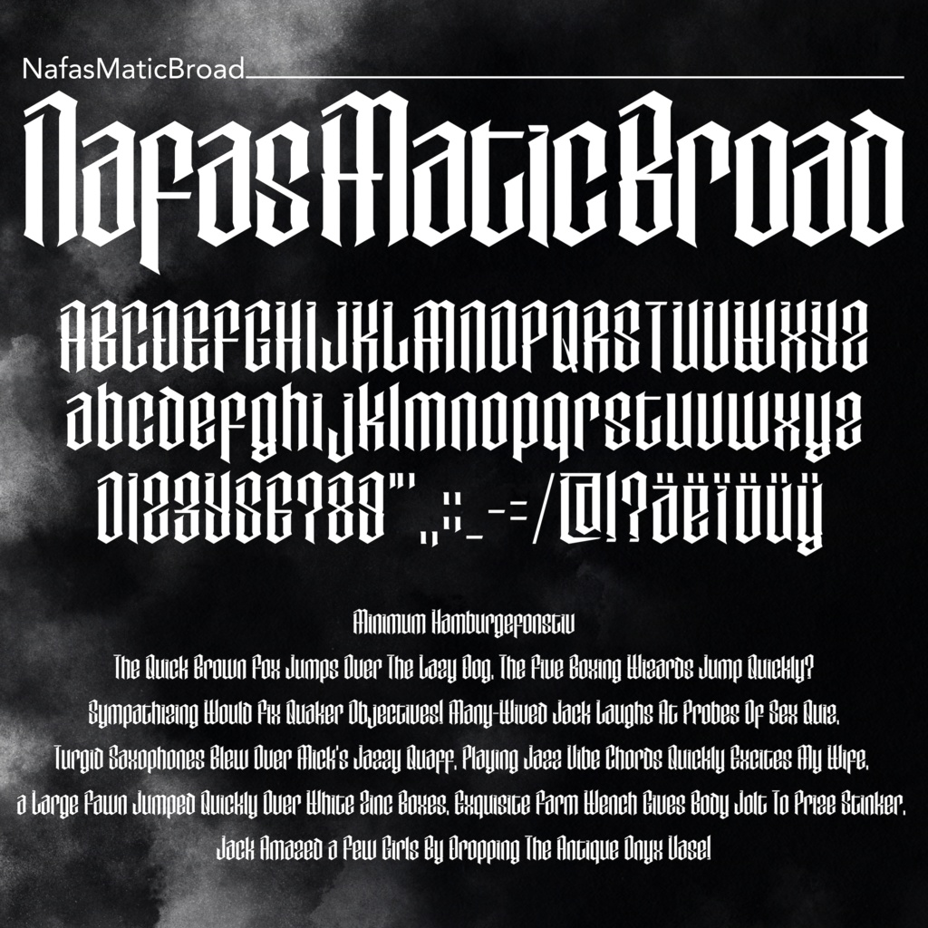 ナファスマティック|NafasMatic|ゆうたONEフォント™︎