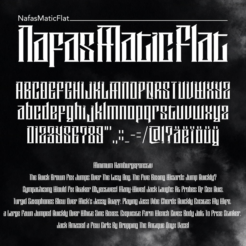 ナファスマティック|NafasMatic|ゆうたONEフォント™︎