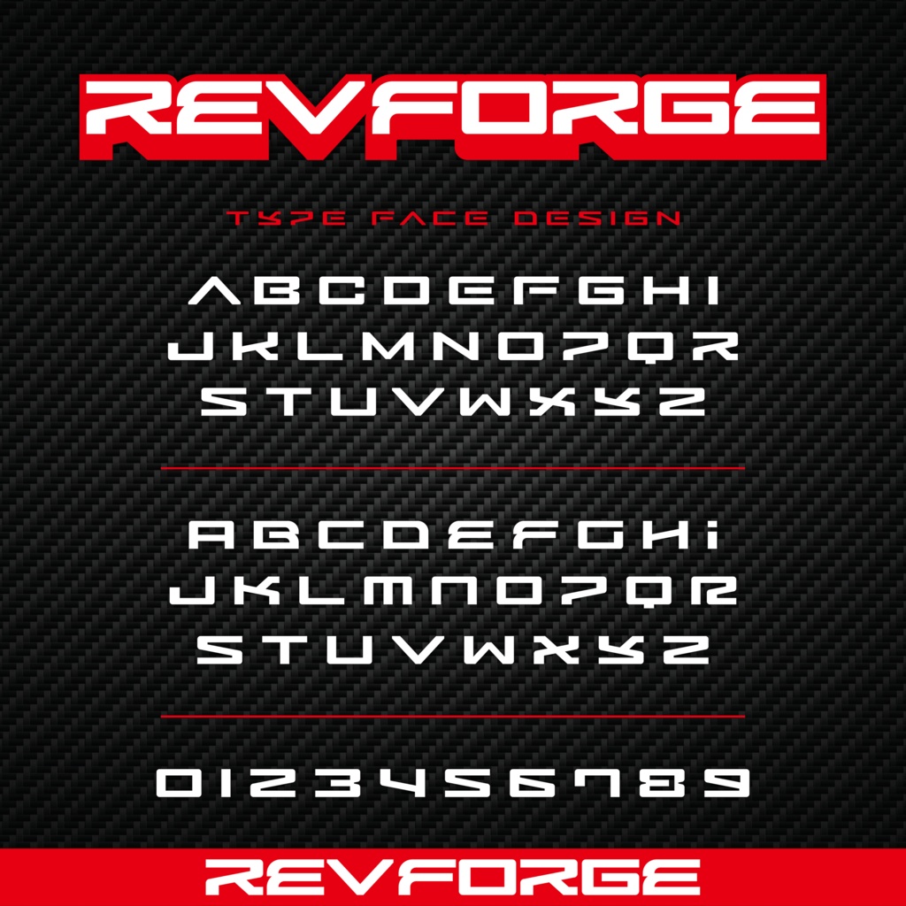 【無料】レブフォージ|RevForge|ゆうたONEフォント™︎