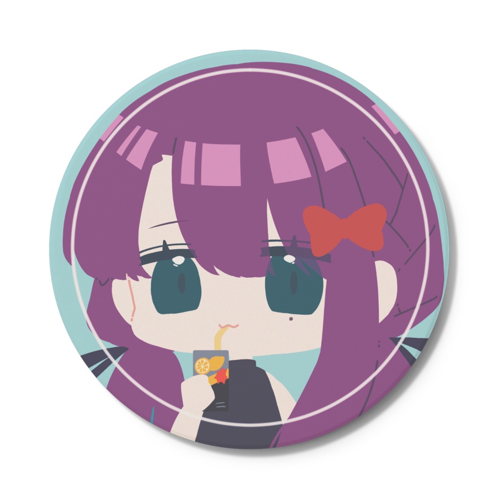 縫目きなこ1000人記念コースター【Vtuber】