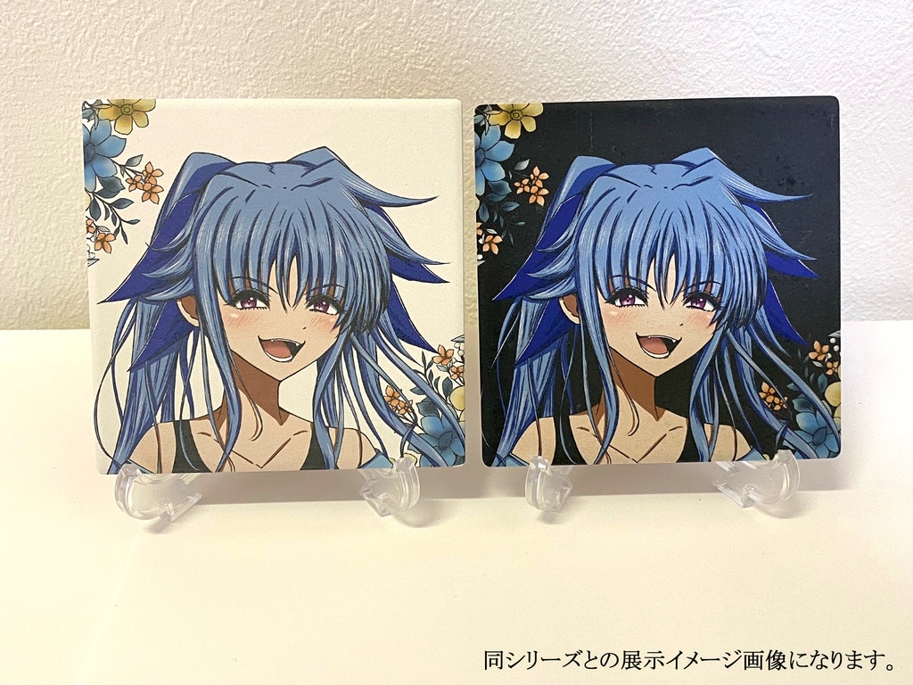 フェイトちゃん白雲石コースター(7日以内に発送)