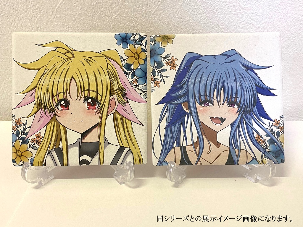 レヴィちゃん白雲石コースター(ホワイトVer.)(7日以内に発送)