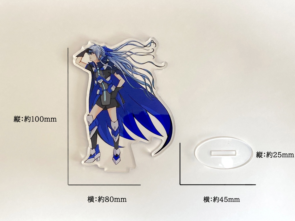 【Actually…】レヴィちゃん02 アクリルスタンド 約100mm(7日以内に発送)