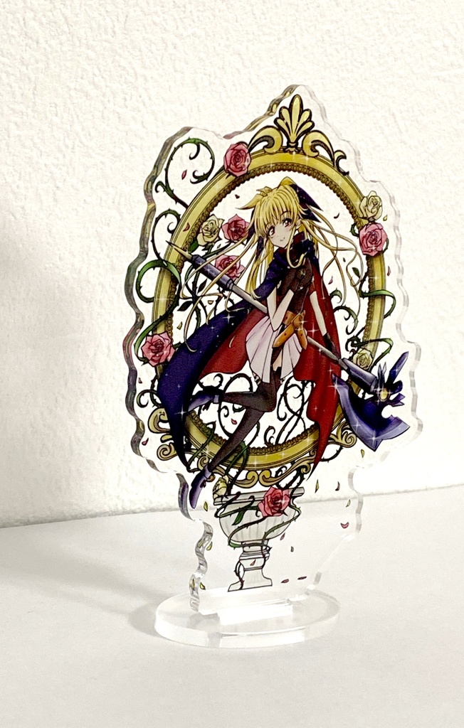 フェイトちゃん(薔薇) アクリルスタンド 約100mm(7日以内に発送)