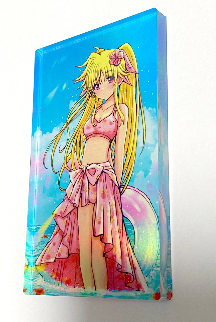 2025夏フェイトちゃん通常版(アクリルブロック)(約127mm×約76mm)(7日以内に発送)