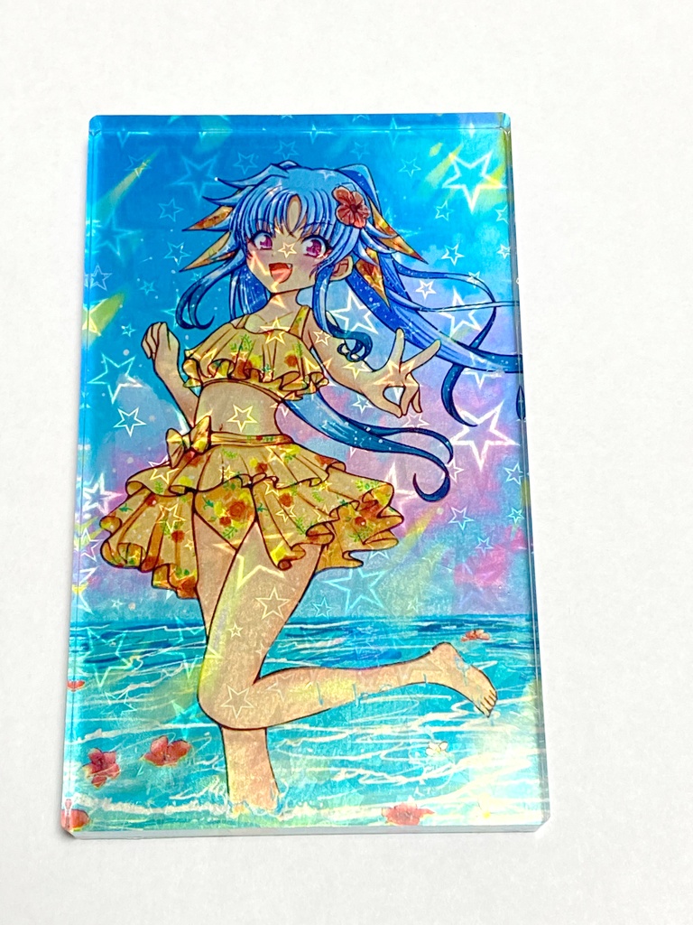 【背景透過無し】2025夏レヴィちゃん(アクリルブロック)(約127mm×約76mm)(7日以内に発送)