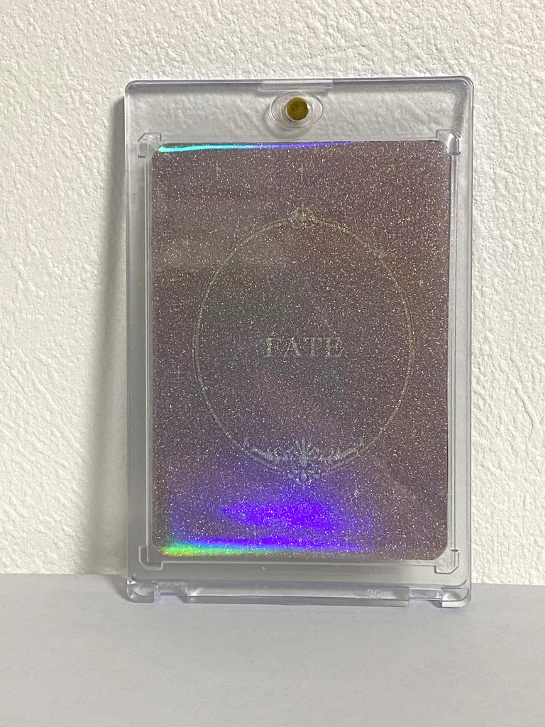 フェイトちゃん自作トレカ(マグネットカードローダー付き) (7日以内に発送)