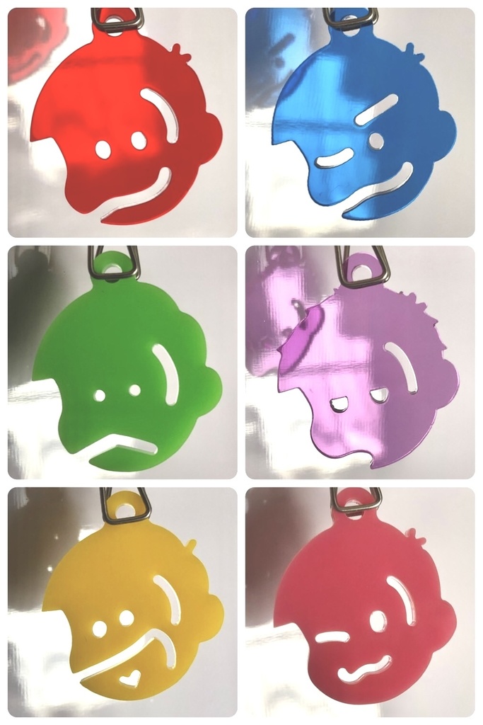 アクリルカットチャーム