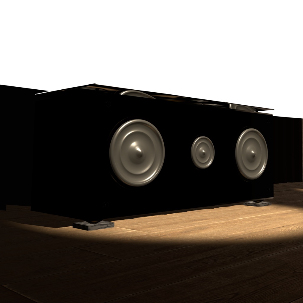 【オリジナル】高そうなオーディオスピーカー セット 3Dモデル
