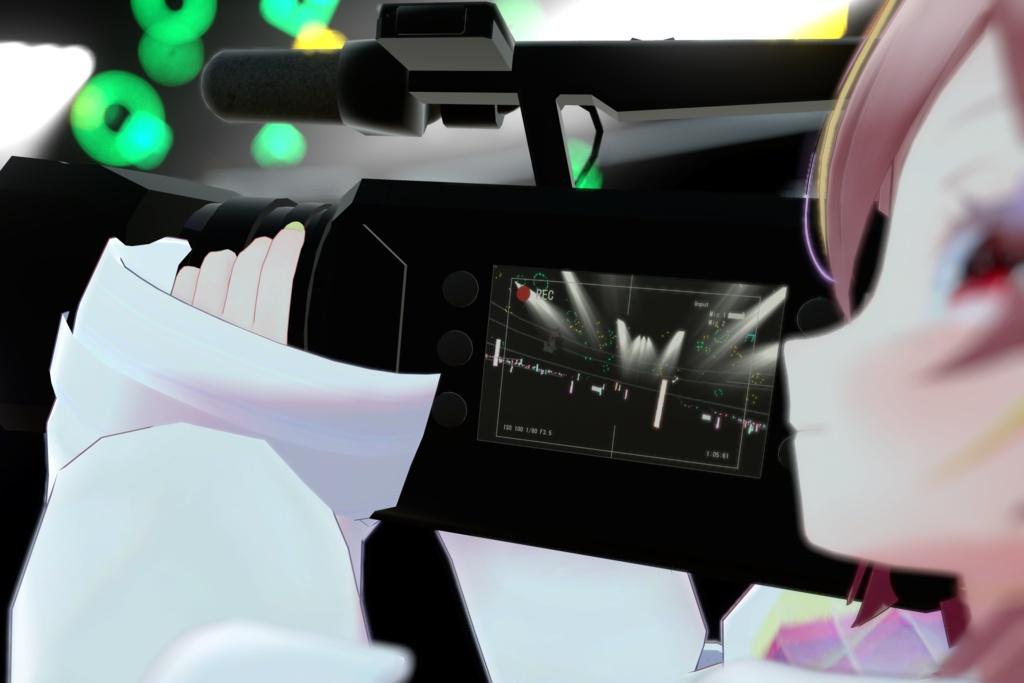 【オリジナル】テレビカメラ 3Dモデル