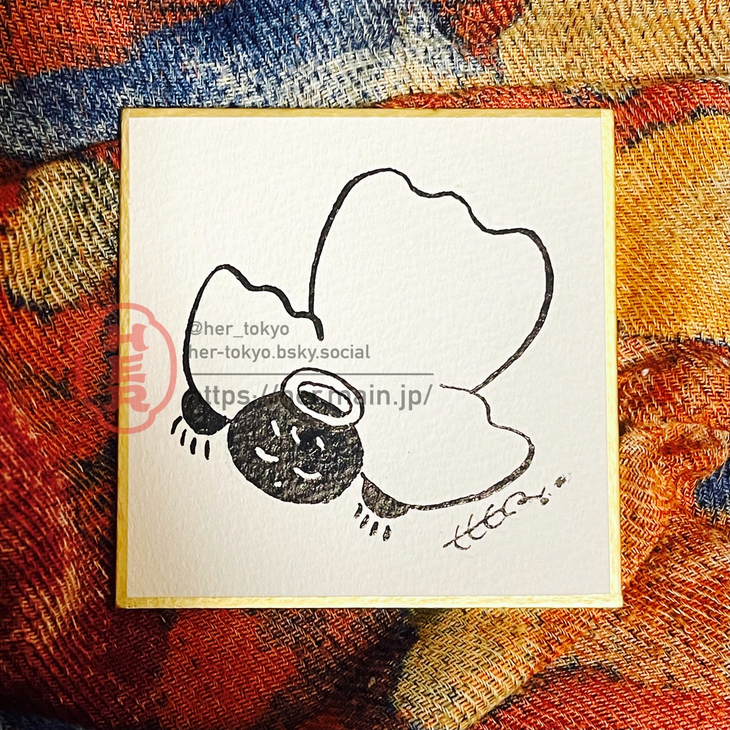 豆色紙 / 天使（原画）