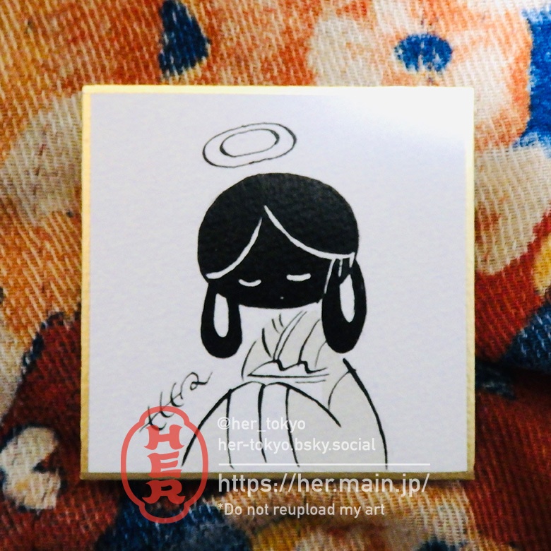 豆色紙 / 天使（原画）