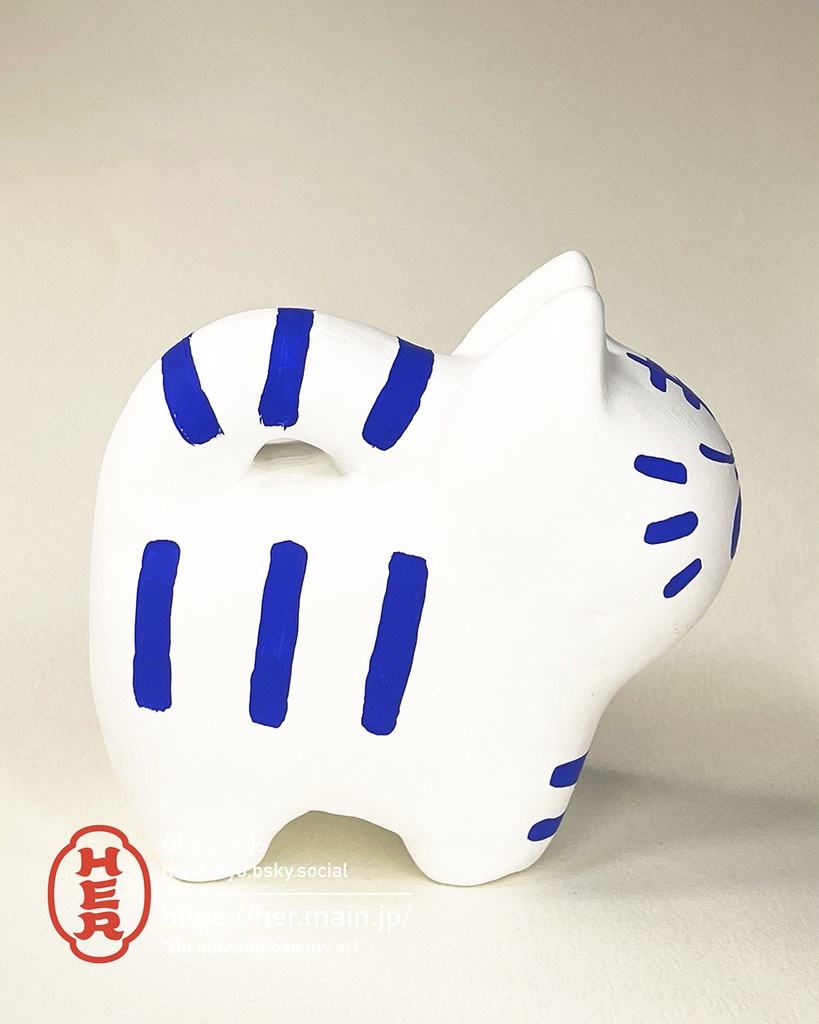 【青い張子】虎張子Mサイズ/おこりんぼ