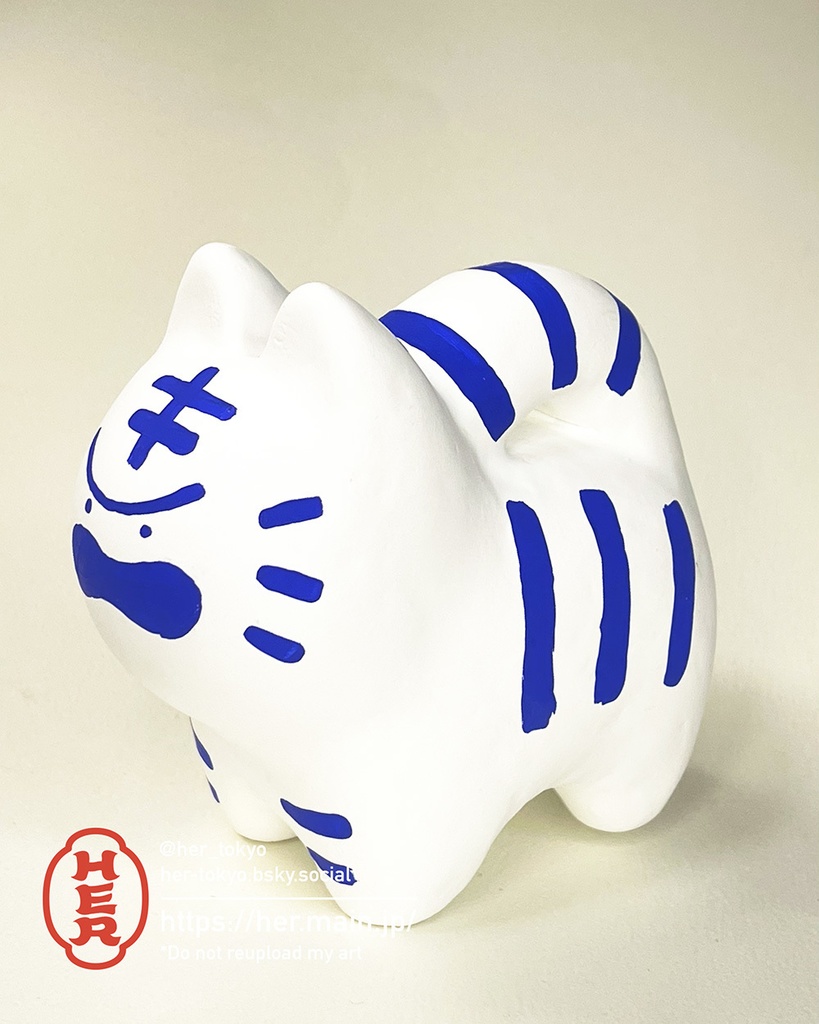 【青い張子】虎張子Mサイズ／おこりんぼ