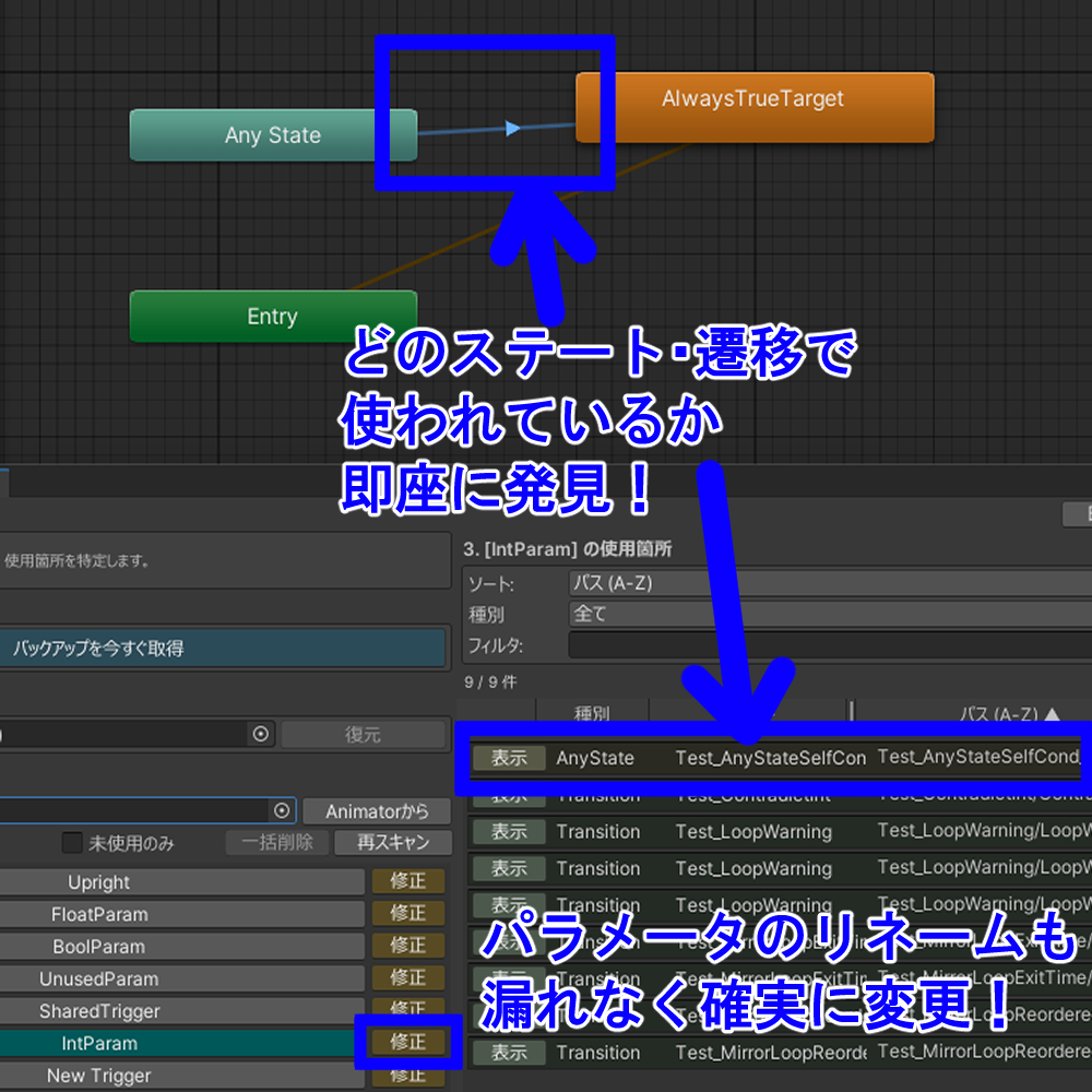 (VRChat)パラメータがどこで使われているか一発チェック！安全リネーム！ AMS Parameter Usage Chacker ...
