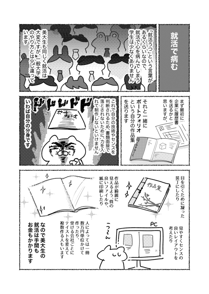 書籍版:美大生がうつ病になった話(増量版)