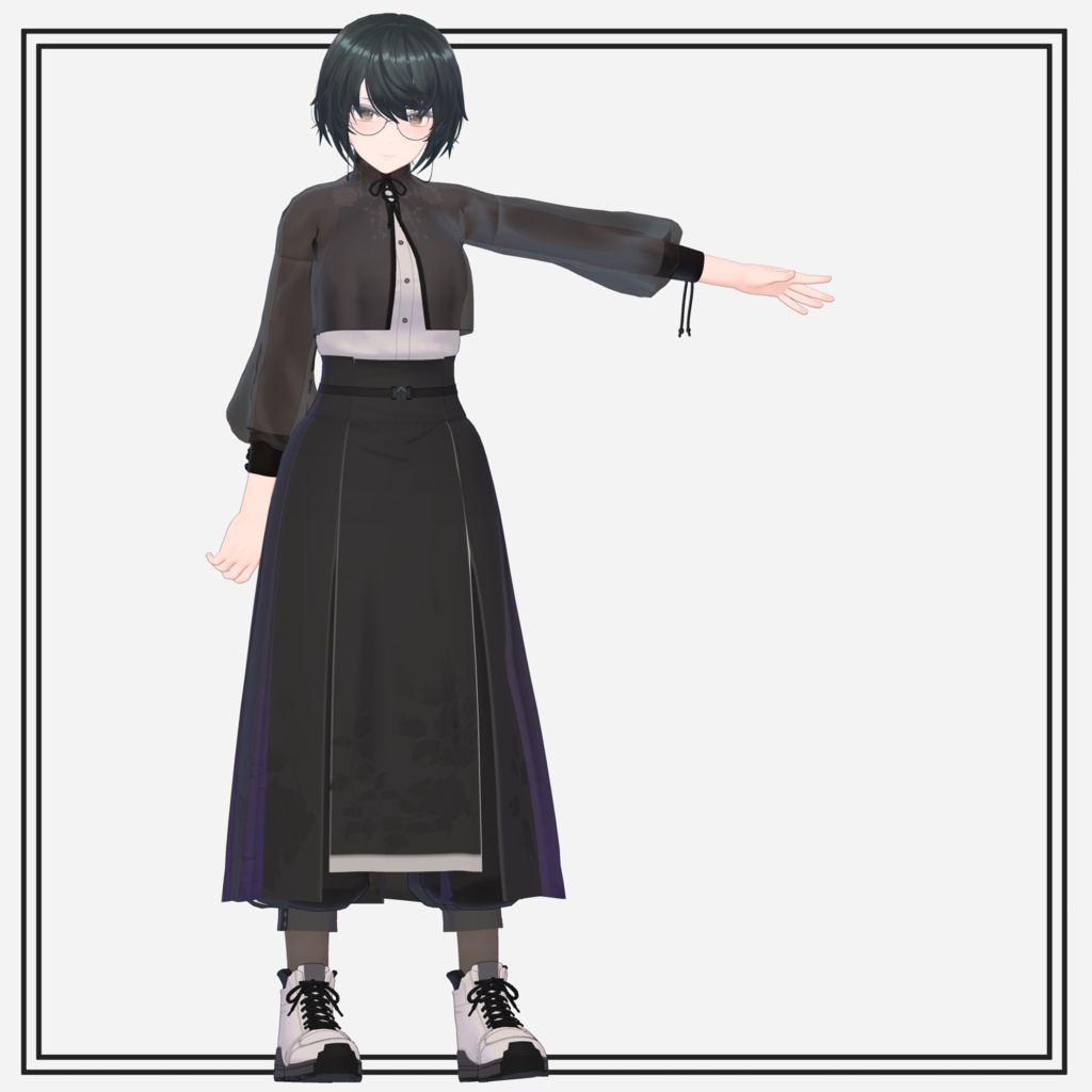 【オリジナル3Dモデル】龍玲-Ryurei-