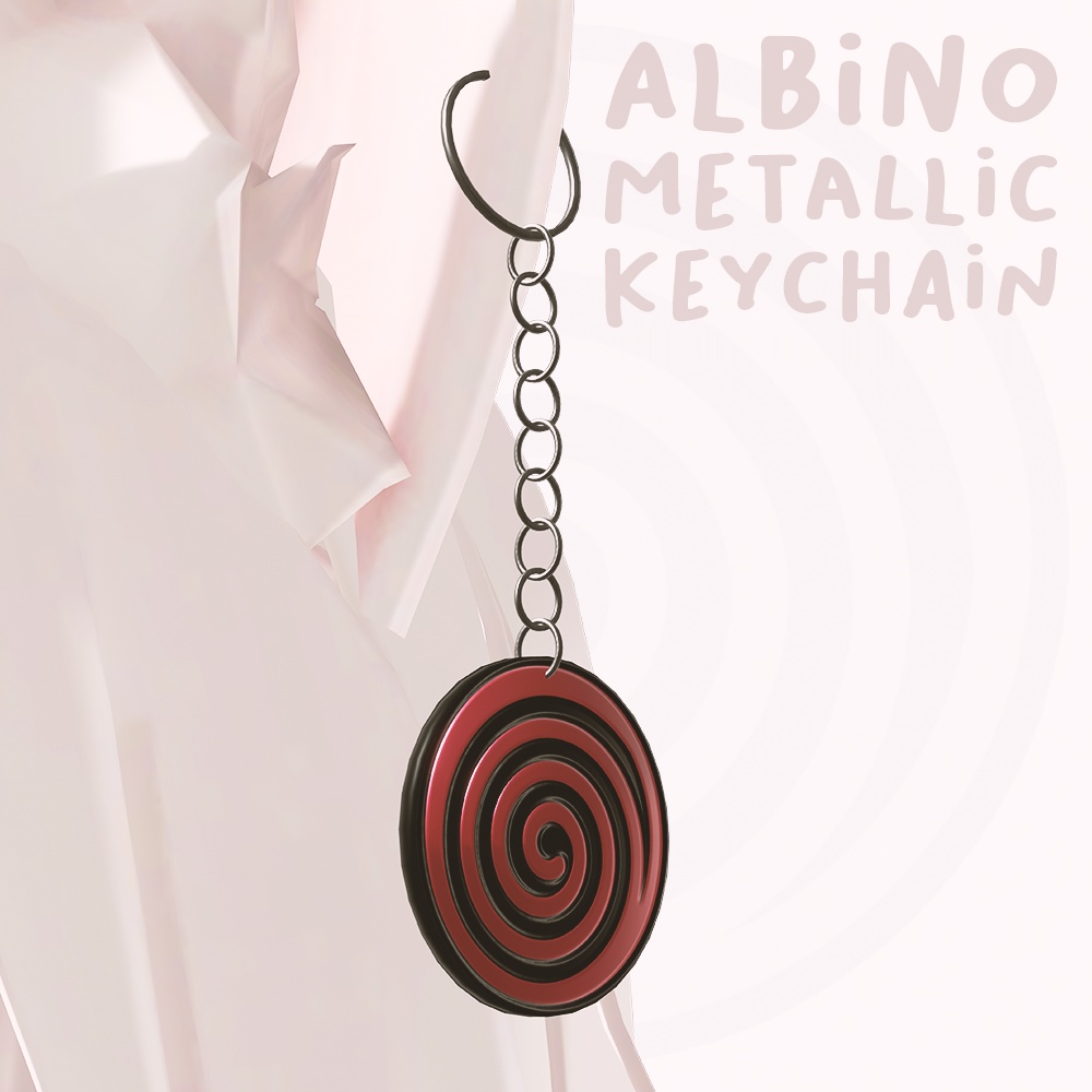 Albino Metallic Keychain
