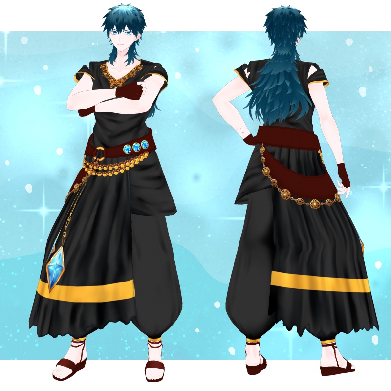 3Dモデル 「アラン・ジルド」VRoid