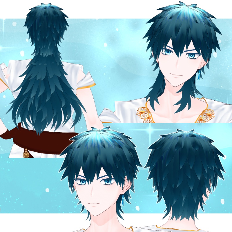 3Dモデル 「アラン・ジルド」VRoid