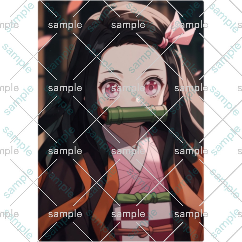 【送料込み】鬼滅 禰󠄀豆子 カード トレカ ⑥ 鬼滅の刃