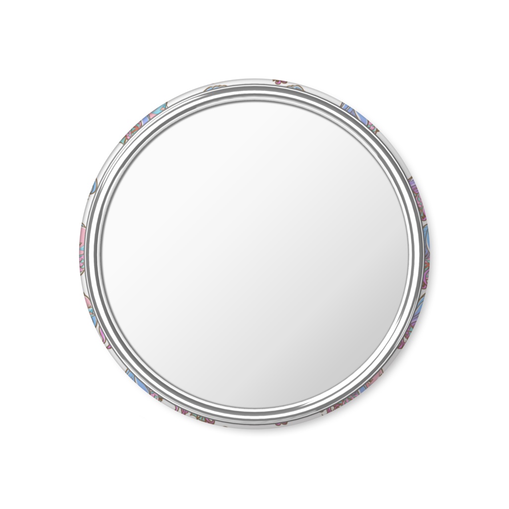 アマビエ【缶ミラー】