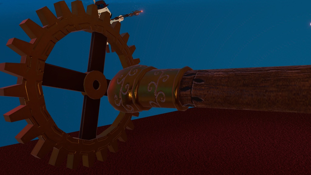 スチームパンク風 魔法の杖【VRChat想定】