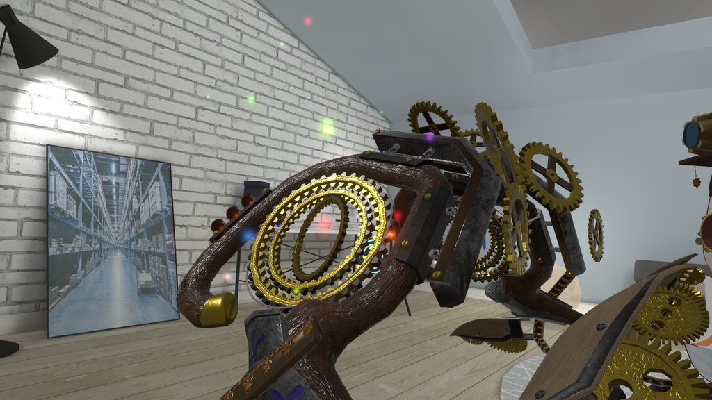 スチームパンク風 魔法の杖【VRChat想定】