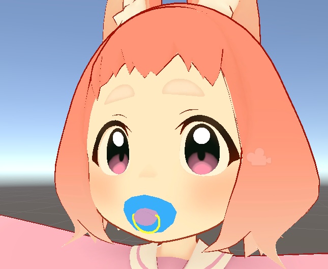 【無料】おしゃぶり【VRChat想定】