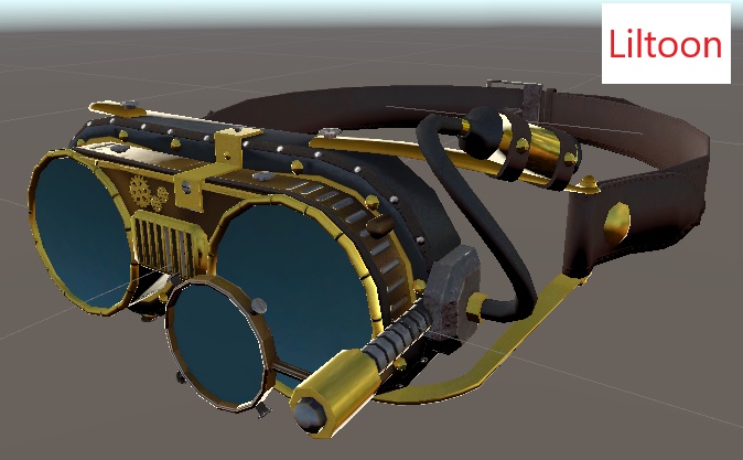 スチームパンク風 ゴーグル【VRChat想定】