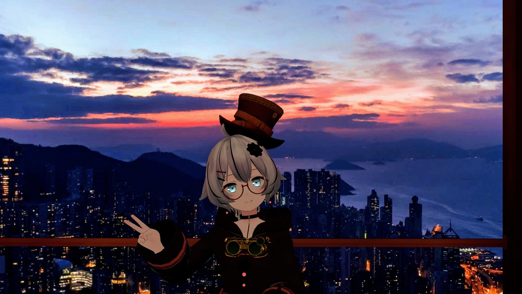 スチームパンク風 ハット【VRChat想定】