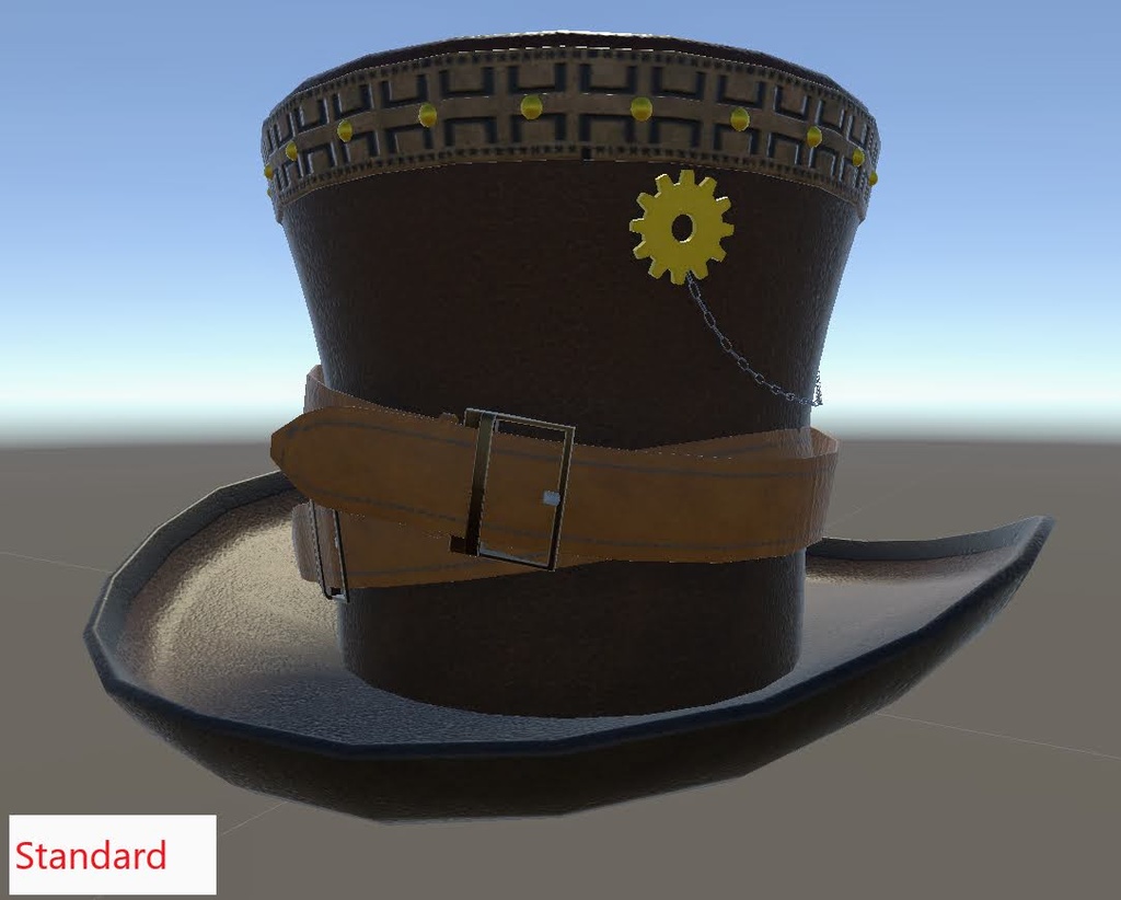 スチームパンク風 ハット【VRChat想定】