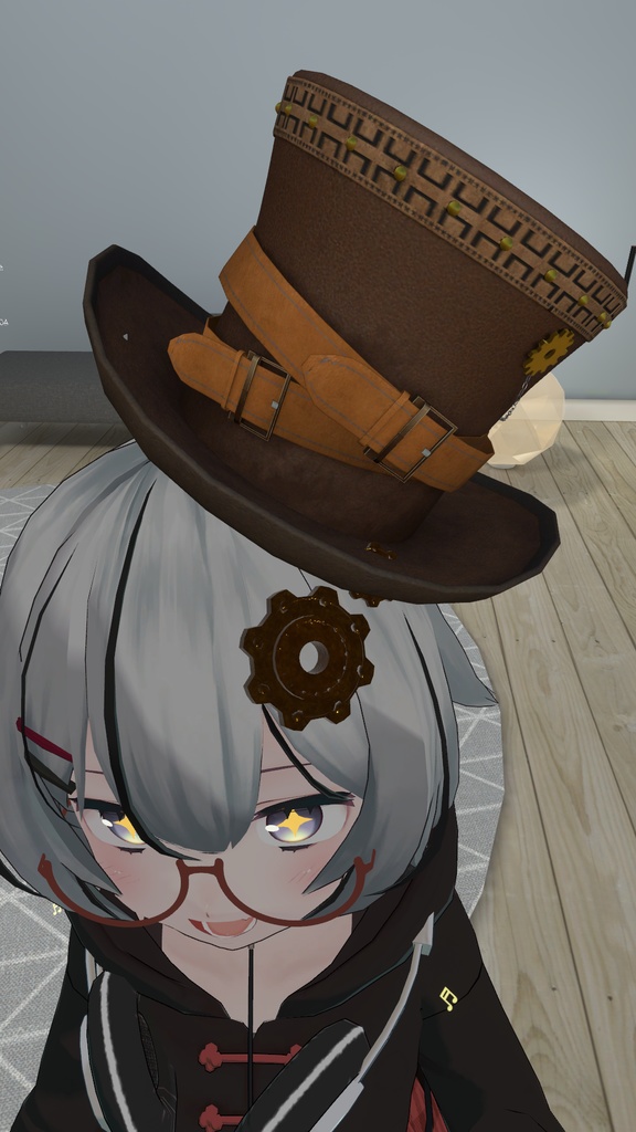 スチームパンク風 ハット【VRChat想定】