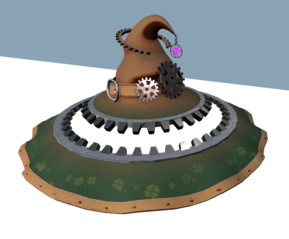 魔女の帽子 スチームパンク風