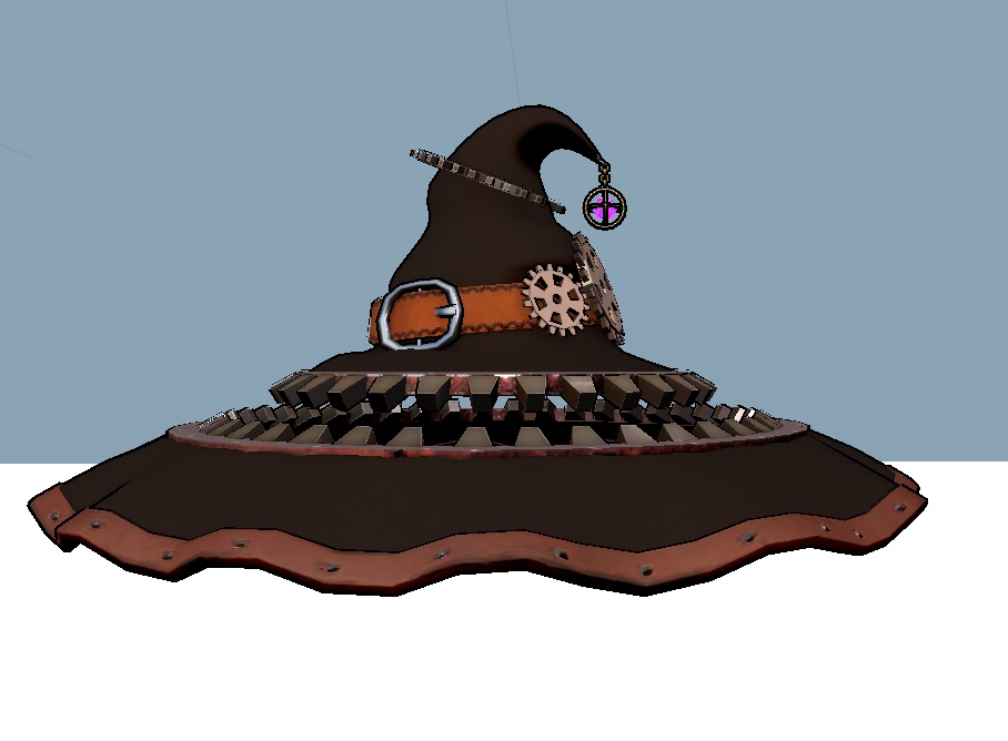 魔女の帽子 スチームパンク風