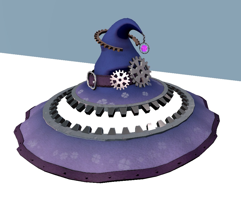 魔女の帽子 スチームパンク風