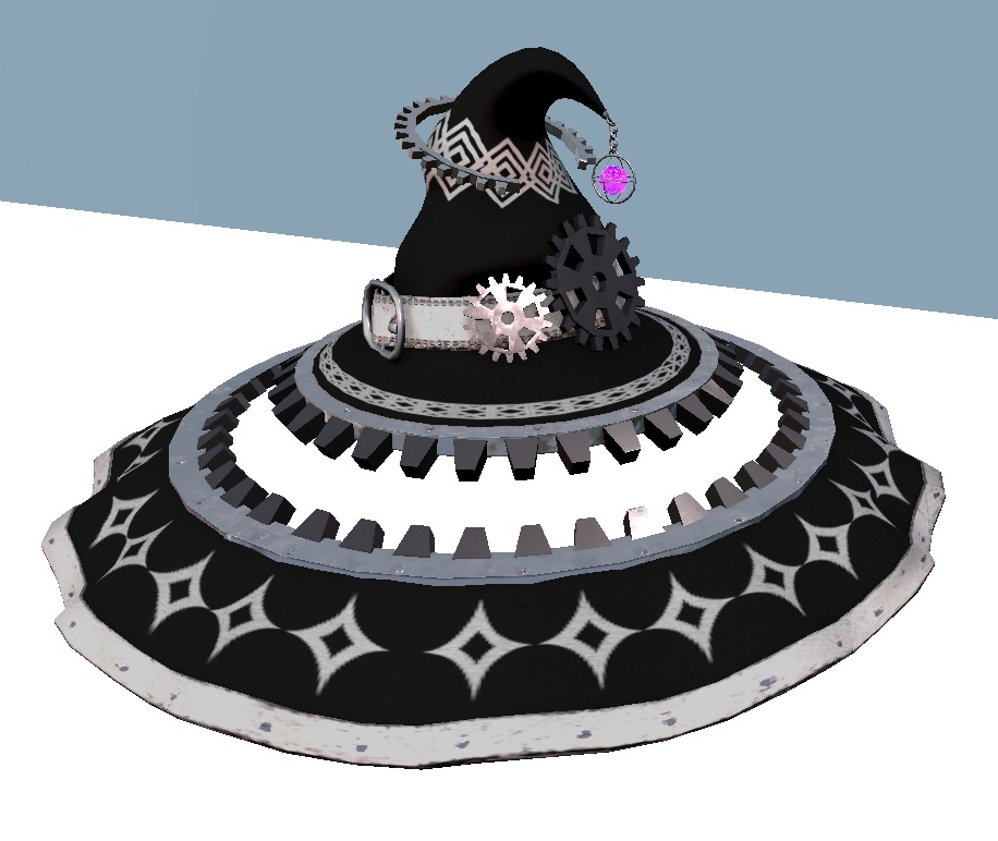 魔女の帽子 スチームパンク風