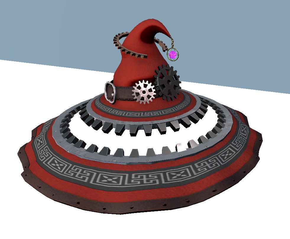 魔女の帽子 スチームパンク風