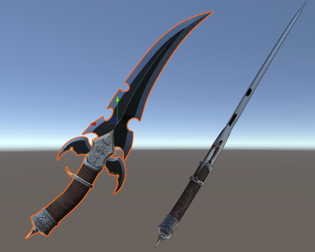 ファンタジー風のナイフ