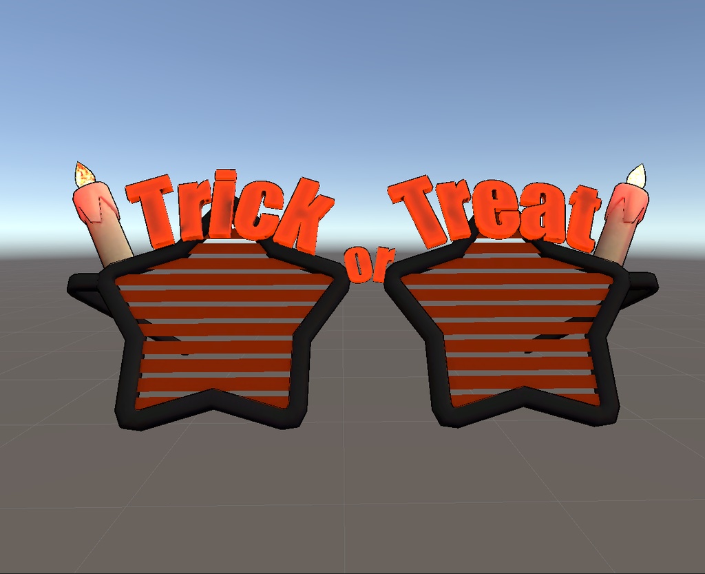 【無料】ハロウィン用パリピサングラス