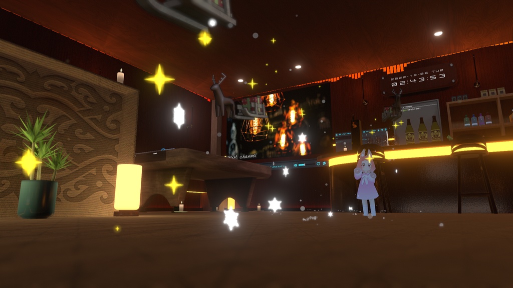 トナカイ&雪パーティクル【Quest対応】