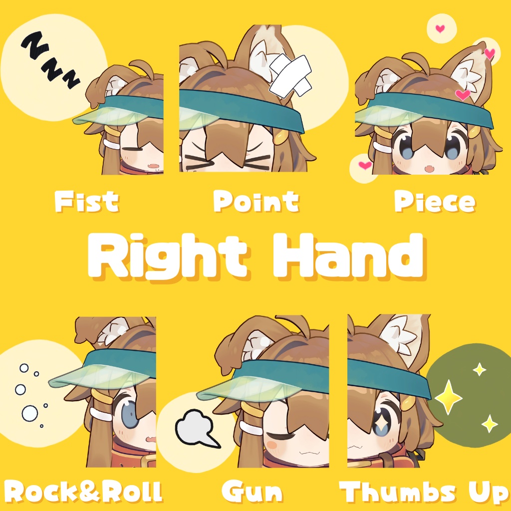 まめひなた向け 表情パーティクル【Quest対応】