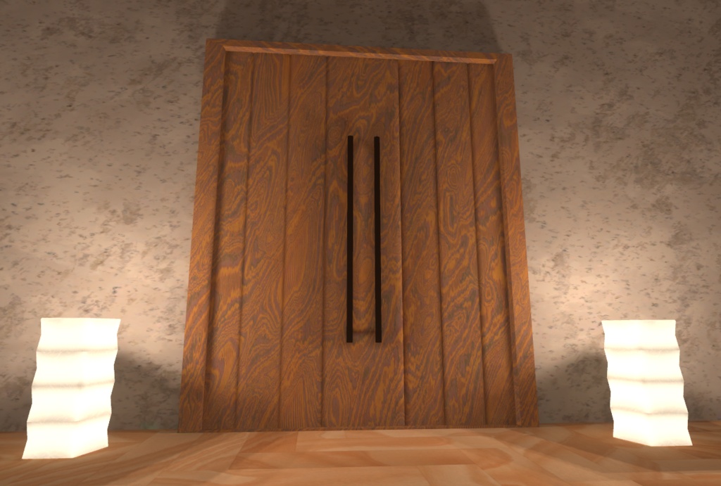 【無料】お洒落なドア【VRChat想定】